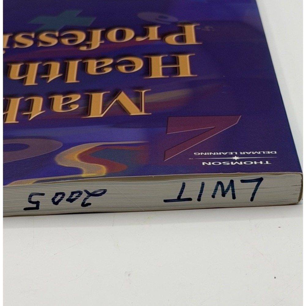 Math and Writing for Health Science Ser.: Math for Health Care Professionals by - Picture 5 of 7